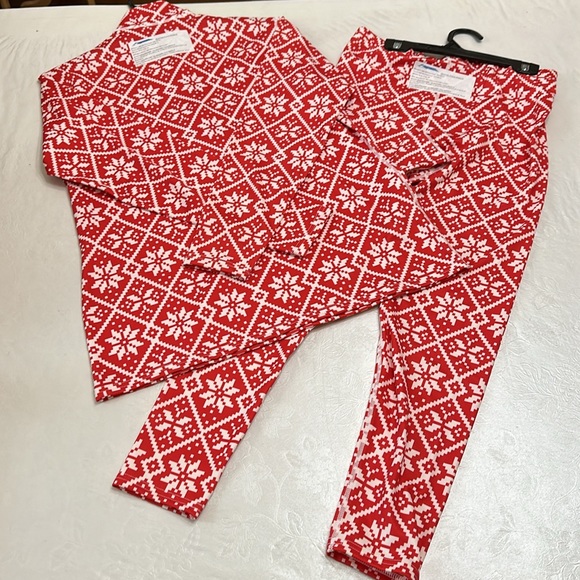 PolarMax (3) BASELAYER SET - Red Snowflake print - Picture 11 of 11